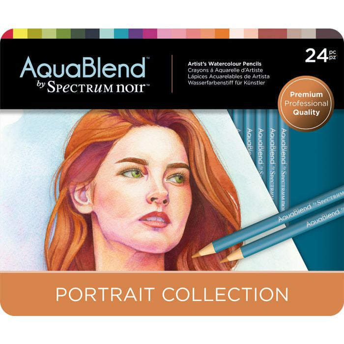 Spectrum Noir Aquablend Pencils (24PC) - Portrait Collection
