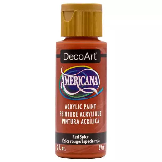 DecoArt Americana Acrylic Paint 59ml 2oz -Red Spice