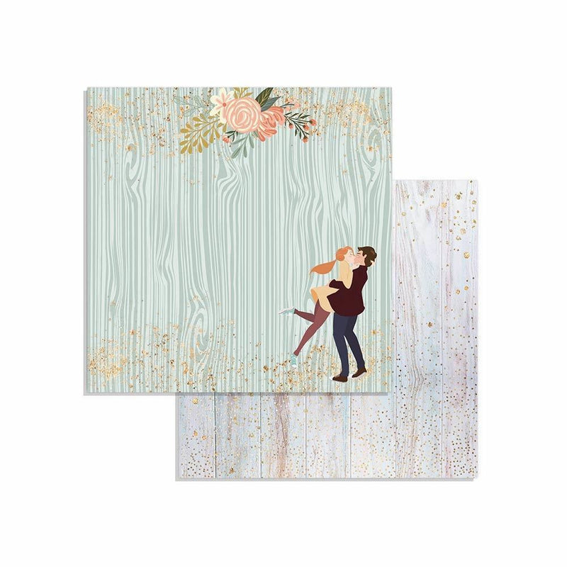 Stamperia - Block 10 sheets 20.3X20.3 (8"X8") Double Face Love Story