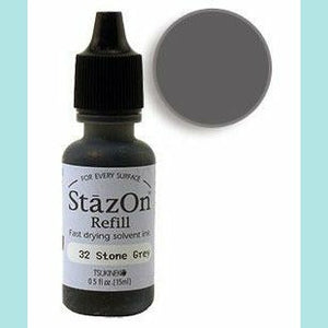 Light Steel Blue StazOn Refills for StazOn Full Size Ink Pads & Re-Inkers