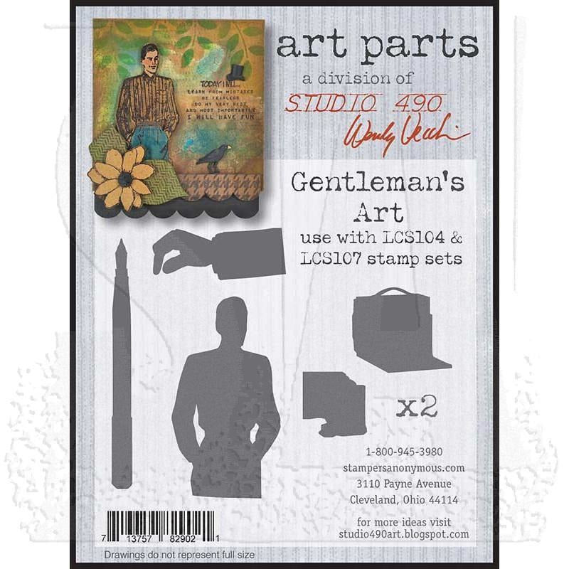 Stampers Anonymous - Studio 490 - Wendy Vecchi - Art Parts - Gentleman's Art