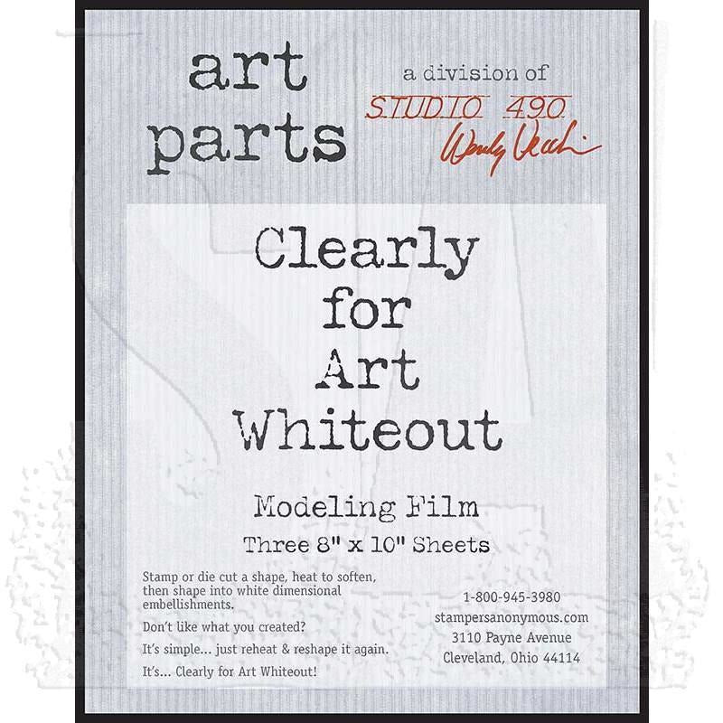 Stampers Anonymous - Studio 490 - Wendy Vecchi - Clearly for Art Whiteout