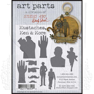 Stampers Anonymous - Studio 490 - Wendy Vecch Art Parts - Mustaches, Men & More