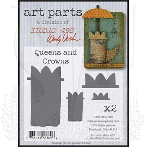 Stampers Anonymous - Studio 490 - Wendy Vecchi - Art Parts - Queens & Crowns