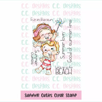 C.C. Designs - Summer Cuties Clear Stamp Set