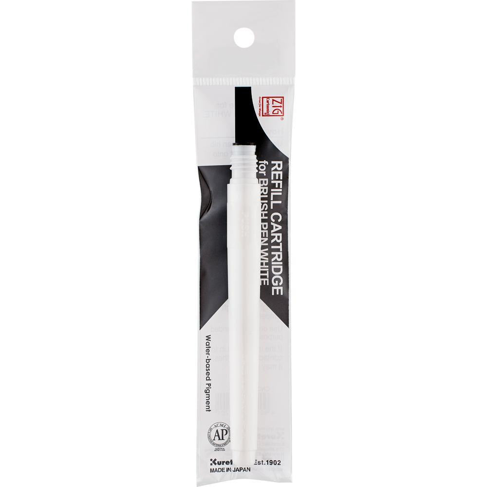 ZIG Kuretake - Brush Pen Refill Ink Cartridge - White