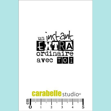 Carabelle Studio - Cling Stamp Small : Un instant extraordinaire