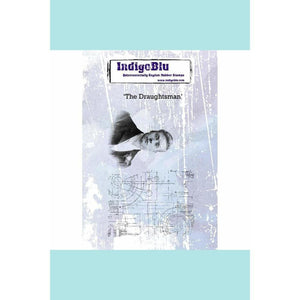 IndigoBlu The Draughtsman A6 Red Rubber Stamp by Kay Halliwell-Sutton