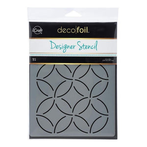 iCraft - Deco Foil Designer Stencil 6 x 8 in - Circles