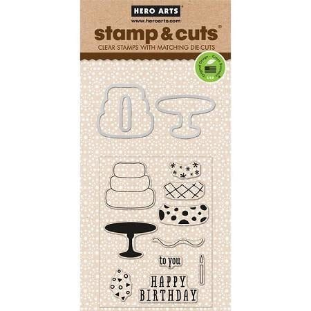 Hero Arts - Stamp & Cut Birthday