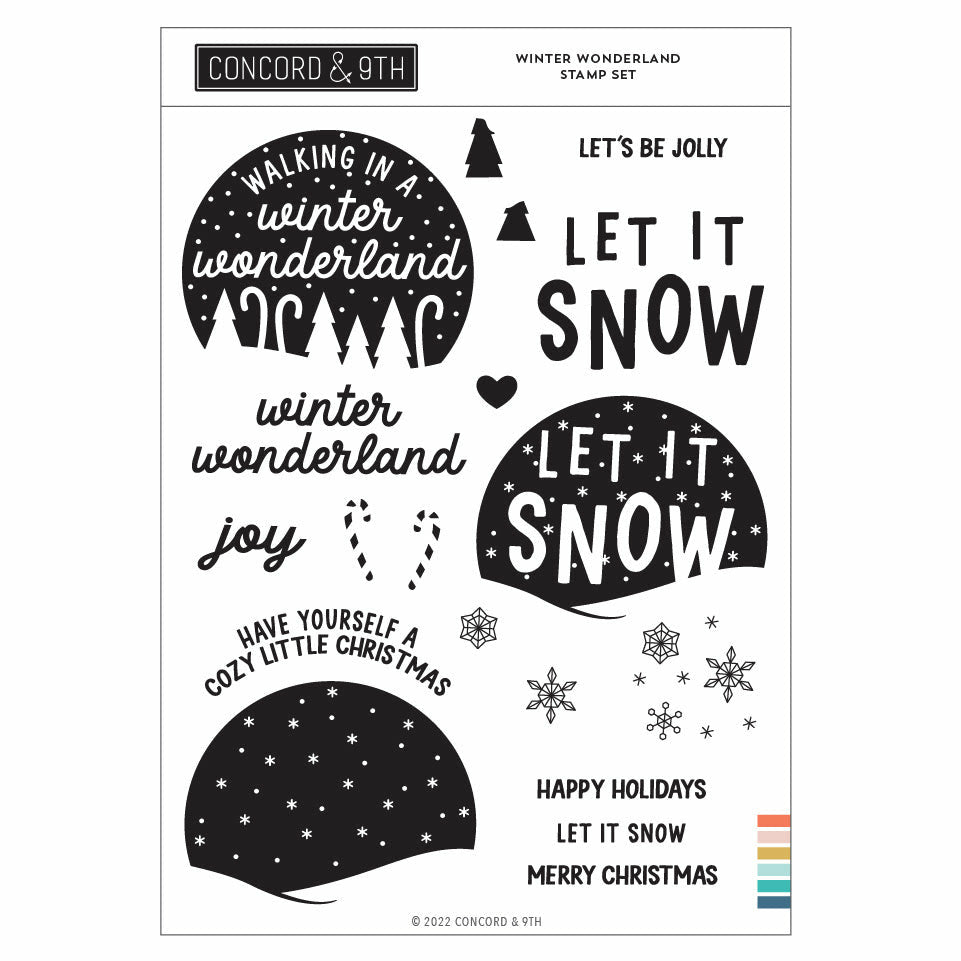 Concord & 9th - Winter Wonderland Stamp Set 6x8