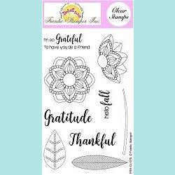 Frantic Stamper Clear Stamp Set - Grateful Florals
