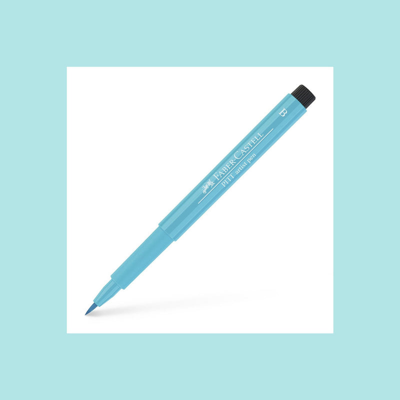 Sky Blue Faber-Castell - Pitt Artist Brush Pen - Full Range of  Colours