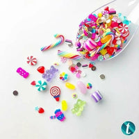 Lavender Trinity Stamps - What's In Your Bucket - Faux Candy Embellishment Mix